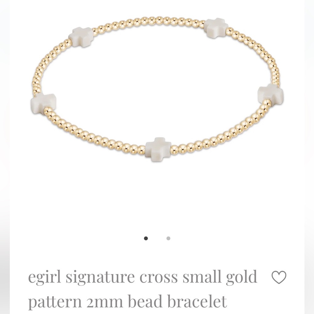 E Newton Bracelet Purple, and White Cross Charms choose 1 color💕